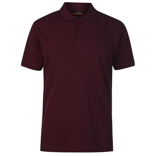 PIERRE CARDIN Plain Polo Shirt Mens