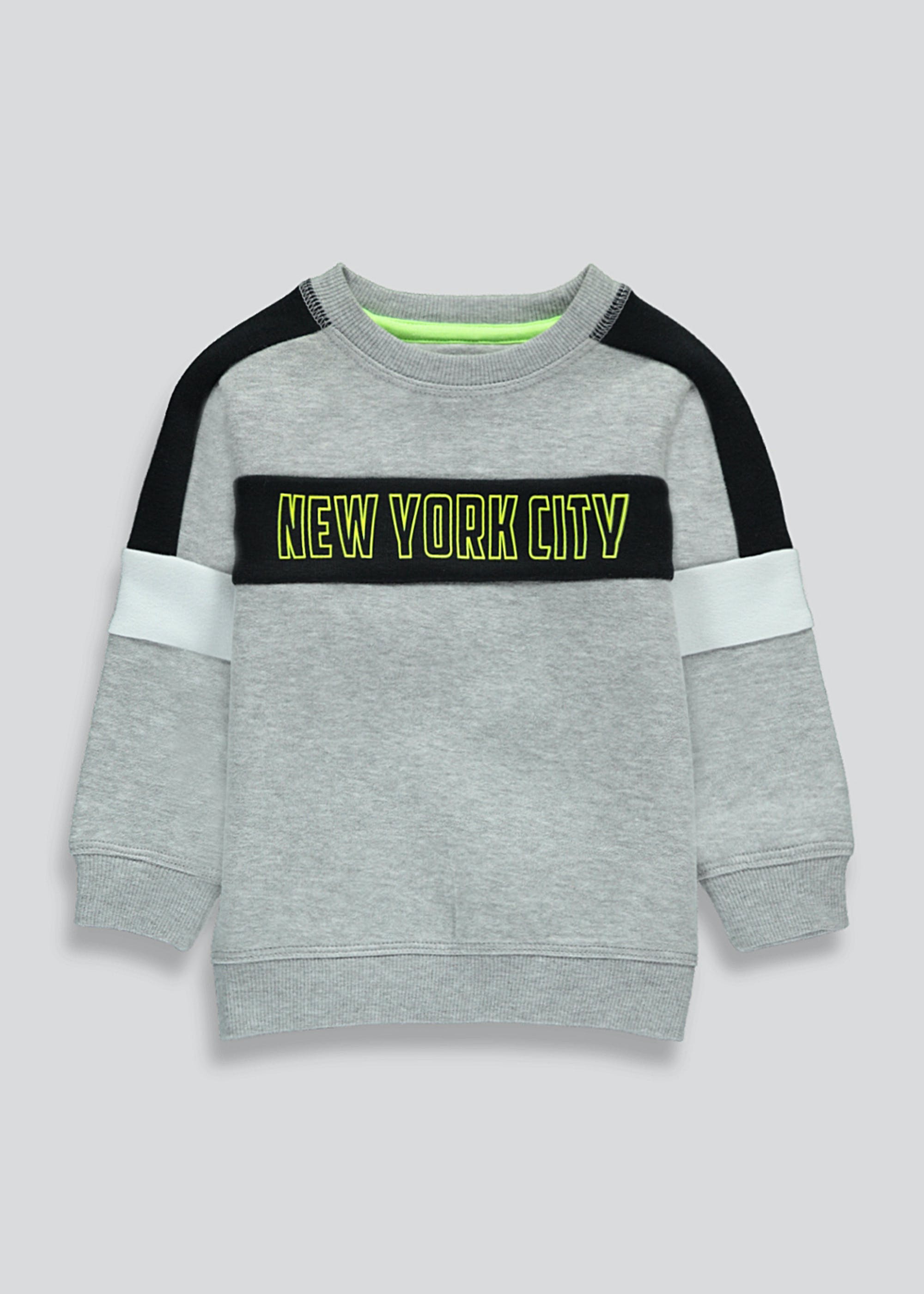 Boys New York City Sweatshirt (9mths-6yrs)