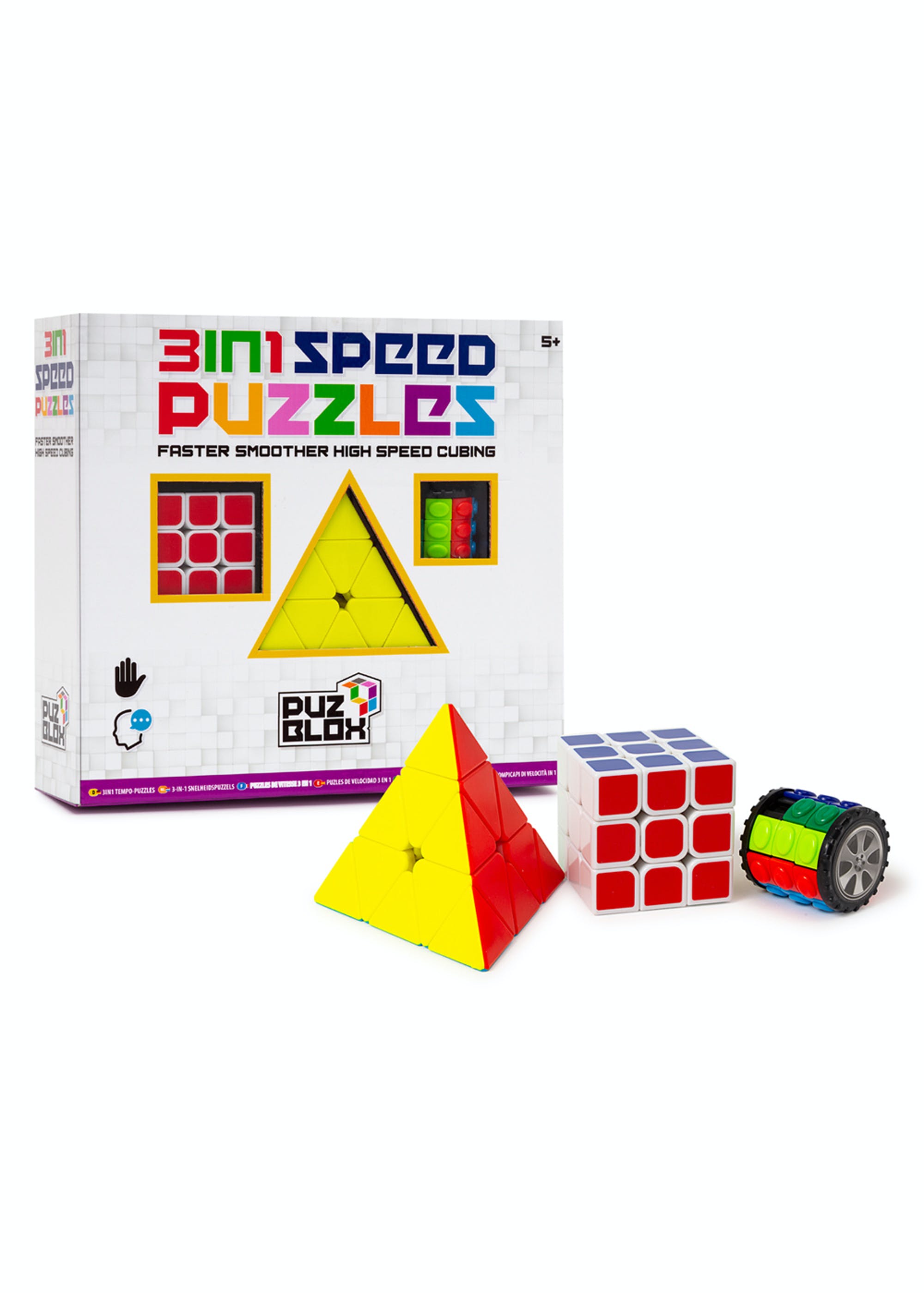 Puz Blox 3-In-1 Speed Puzzles (26cm x 24cm x 8cm)