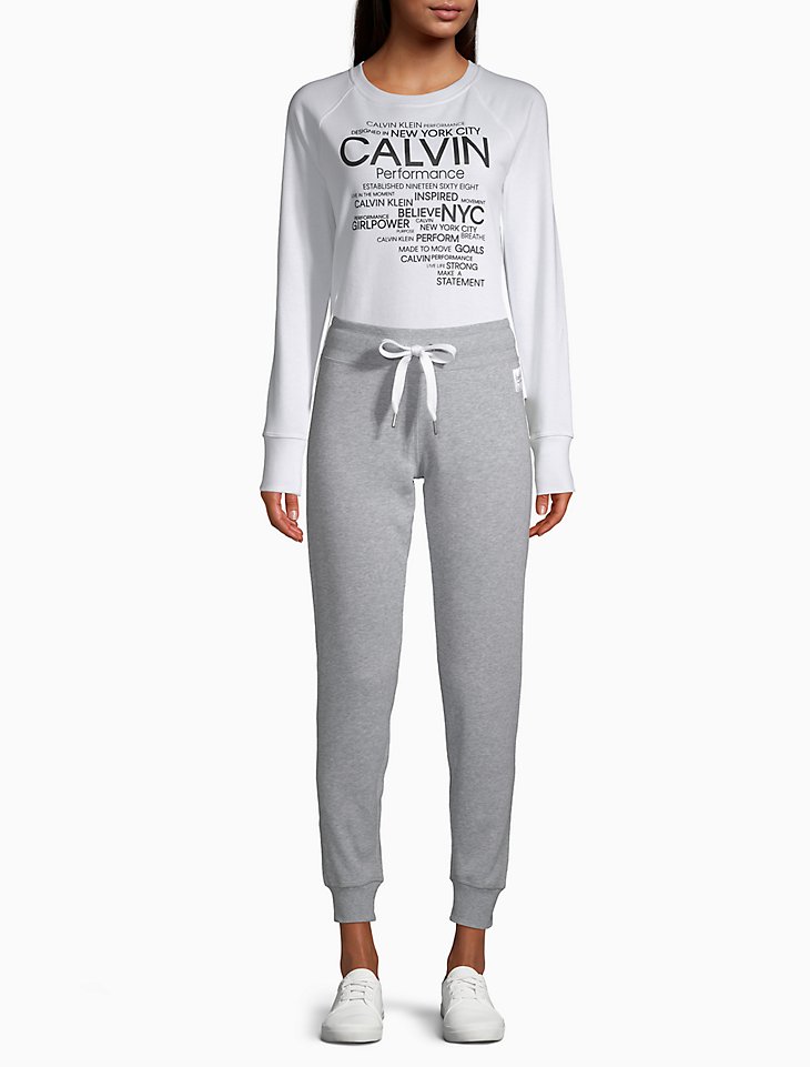 PERFORMANCE LOGO PATCH DRAWSTRING JOGGERS