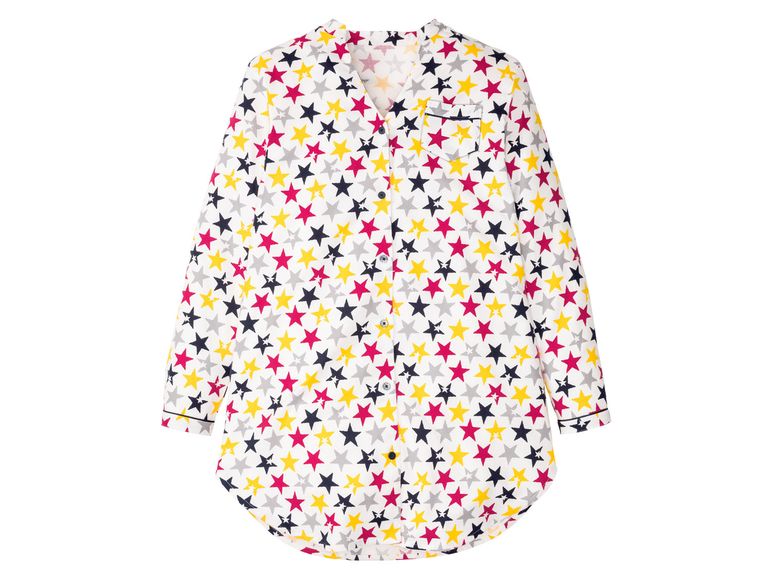 ESMARA® Bigshirt Damen, mit Tasche, aus reiner Baumwolle