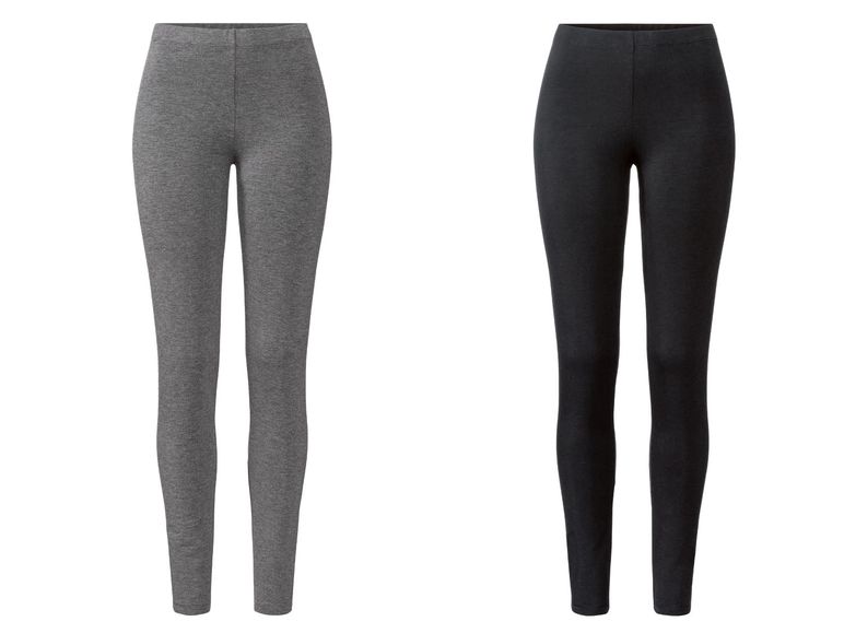 ESMARA® Leggings Damen, mit Gummizugbund, mit Viskose