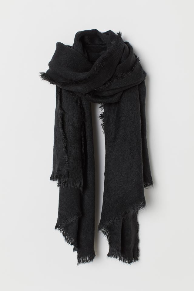 Fluffy scarf