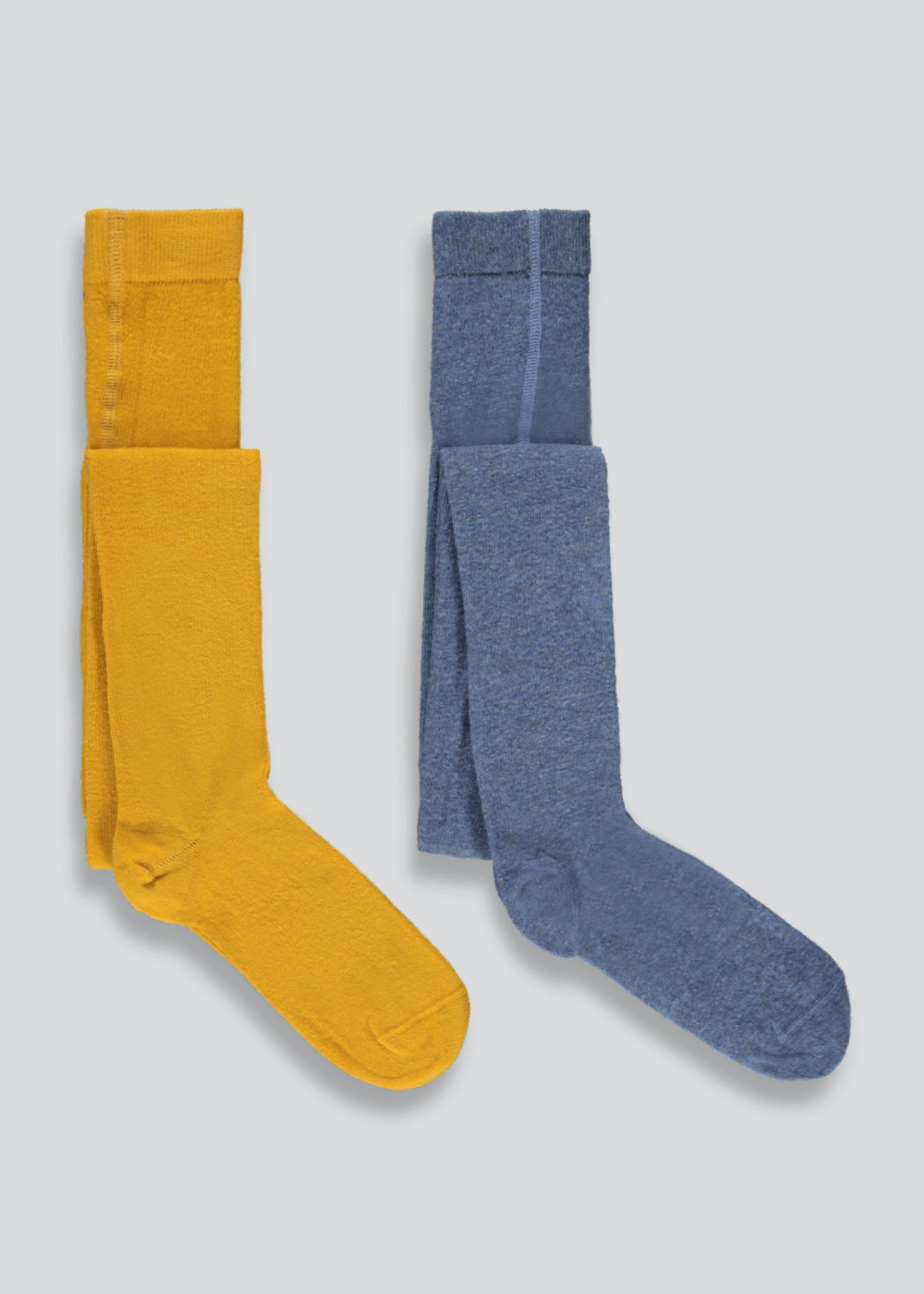 Girls 2 Pack Cotton Tights (2-11yrs)