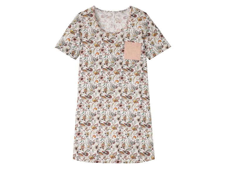 ESMARA® Big Shirt Damen, Seitenschlitze am Saum, aus reiner Baumwolle