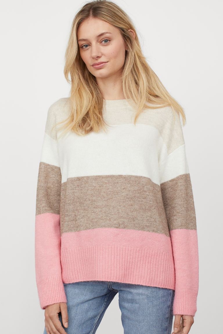 Fine-knit jumper