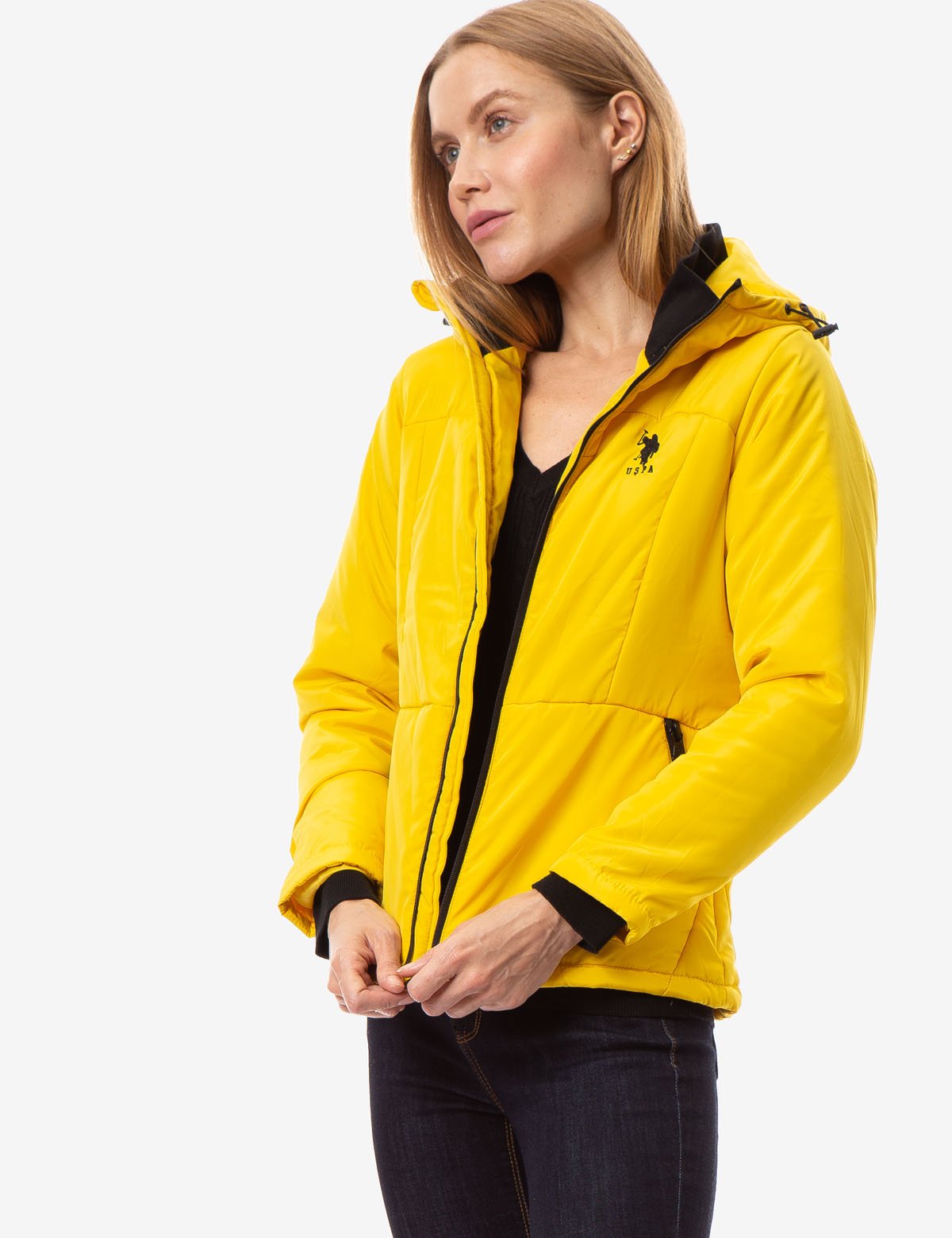 solid zip jacket