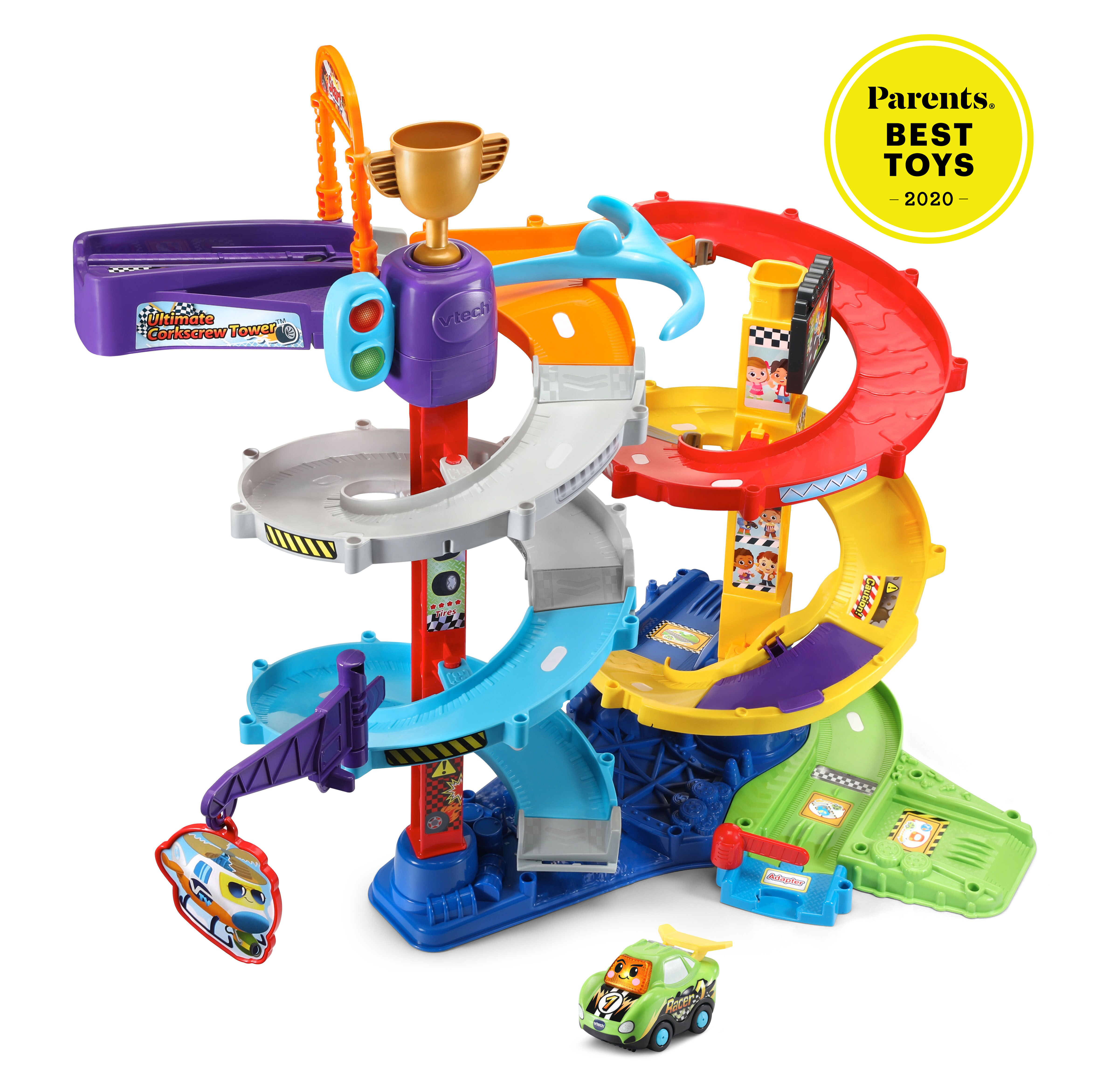 VTech Go! Go! Smart Wheels Ultimate Corkscrew Tower 3+ Feet of Play