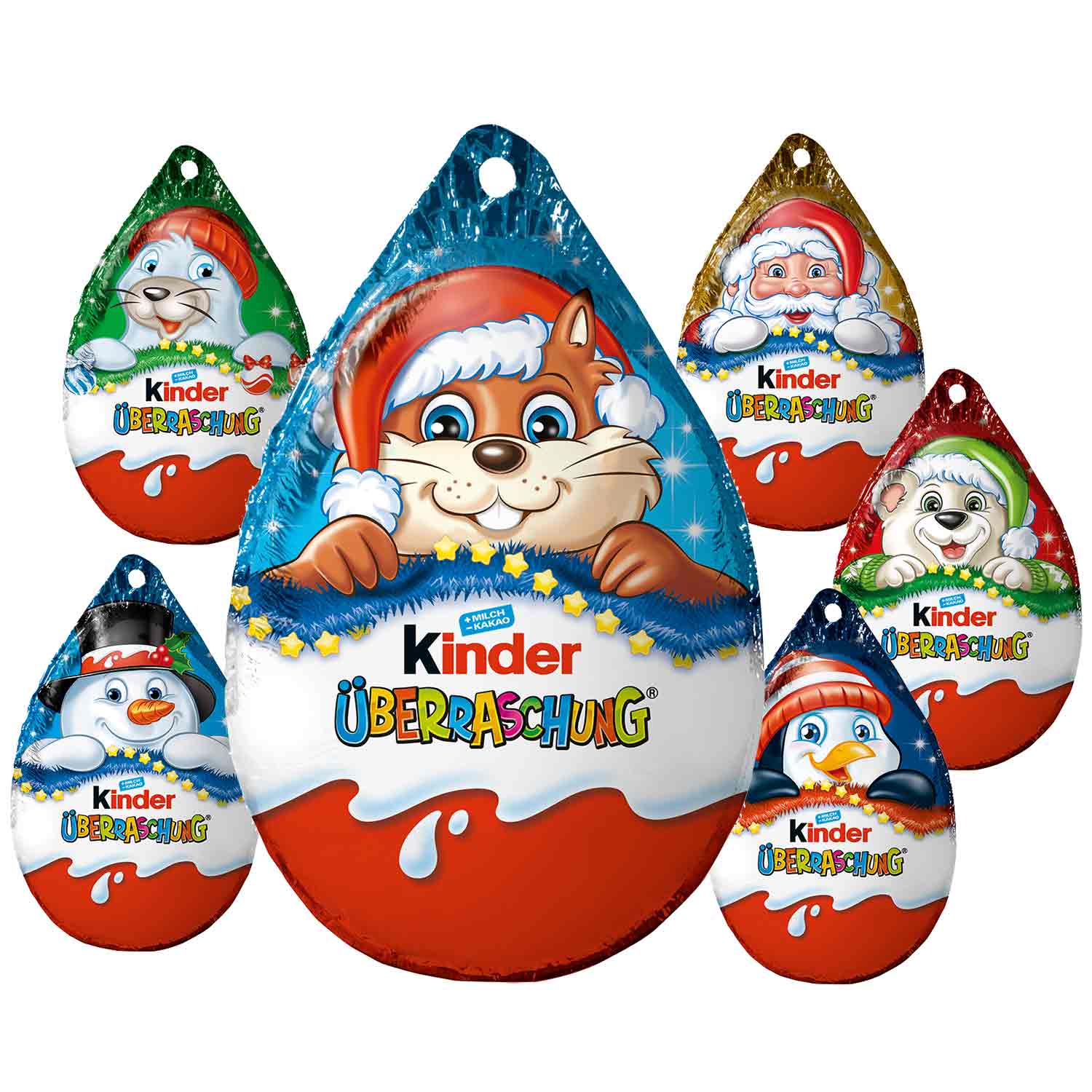 kinder Überraschung Classic-Ei 'Flotte Weihnachtsboten' Anhänger