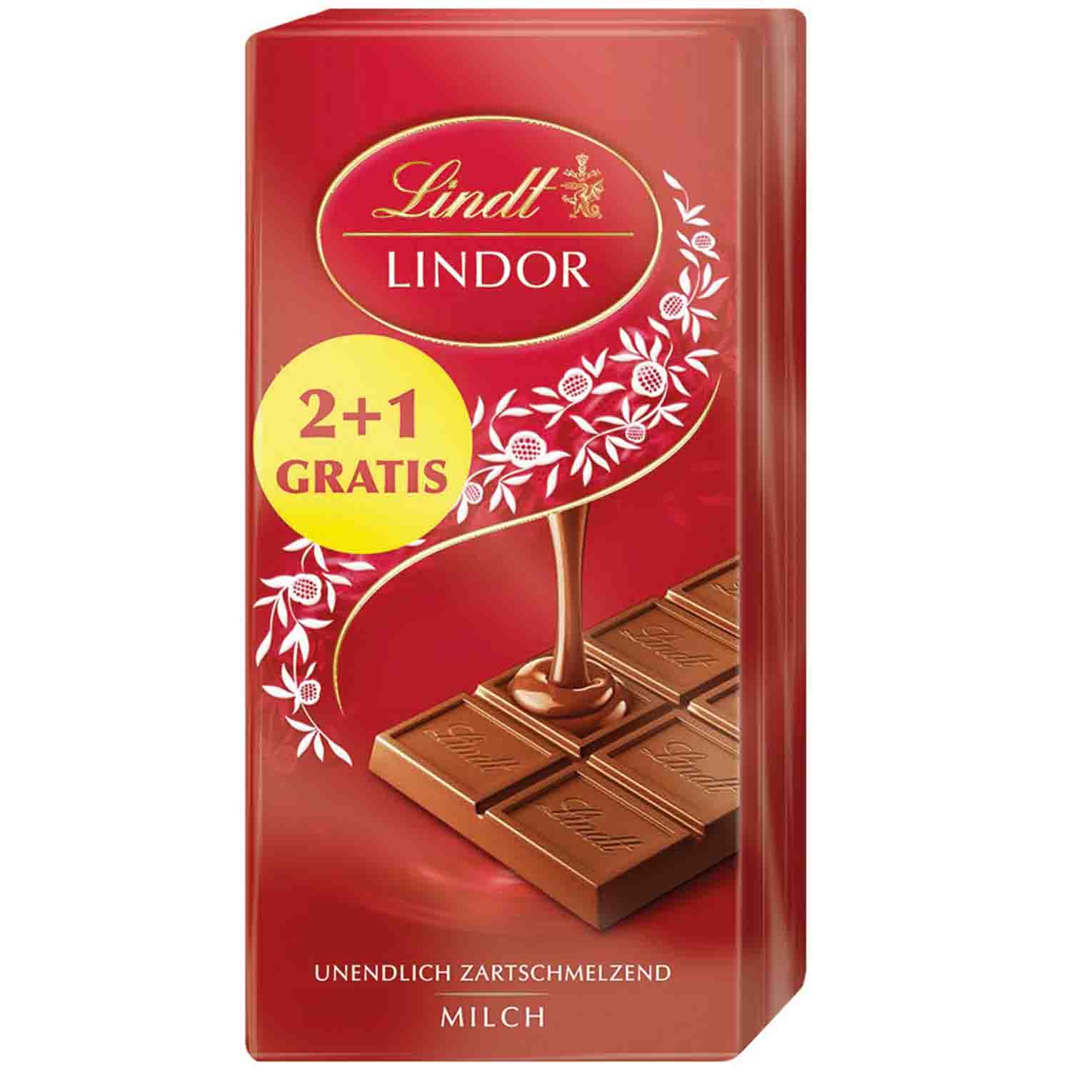 Lindt Lindor Milch 2 + 1 gratis