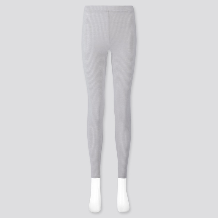 WOMEN HEATTECH EXTRA WARM RIBBED THERMAL LEGGINGS