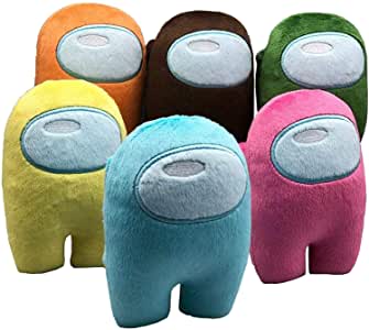 nobrands Among US Merch Crewmate Stuffed Plush Plushie Toy Action Game Figures Soft Doll for Kids Group 1