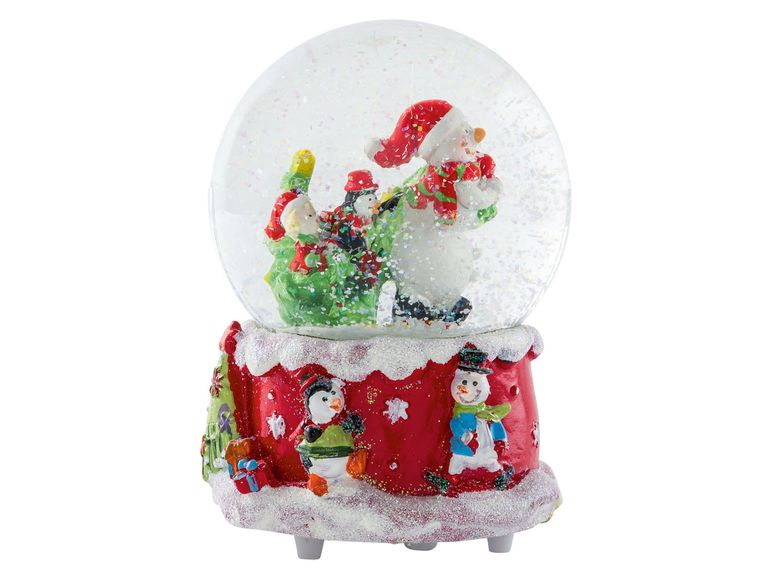 MELINERA® Schneekugel mit Musik