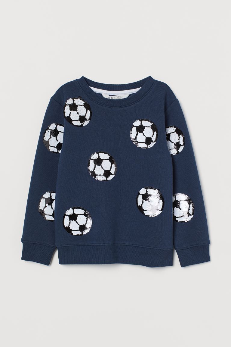 Sequined sweatshirt