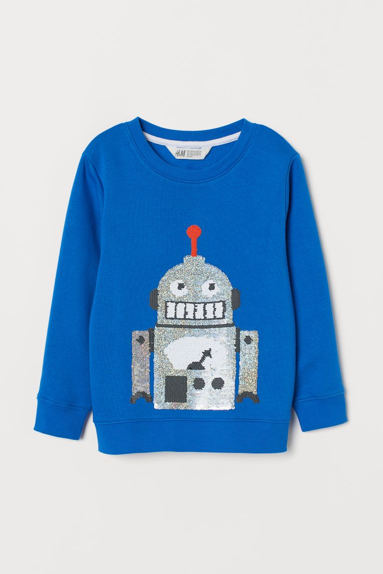 Sequined sweatshirt