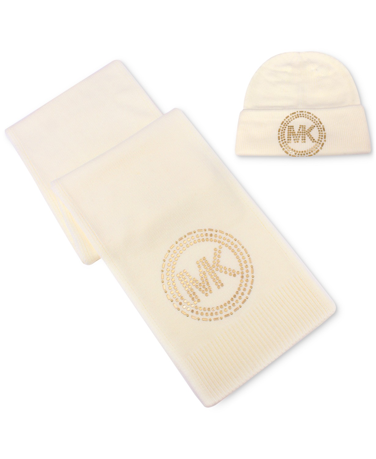 MICHAEL Michael Kors Mirror Stud Hat & Scarf Gift Set
