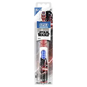 Oral-B Kids Battery Powered Electric Toothbrush Featuring Disney's STAR WARS for Children and Toddlers age 3+, Soft 1ct (Characters May Vary)
