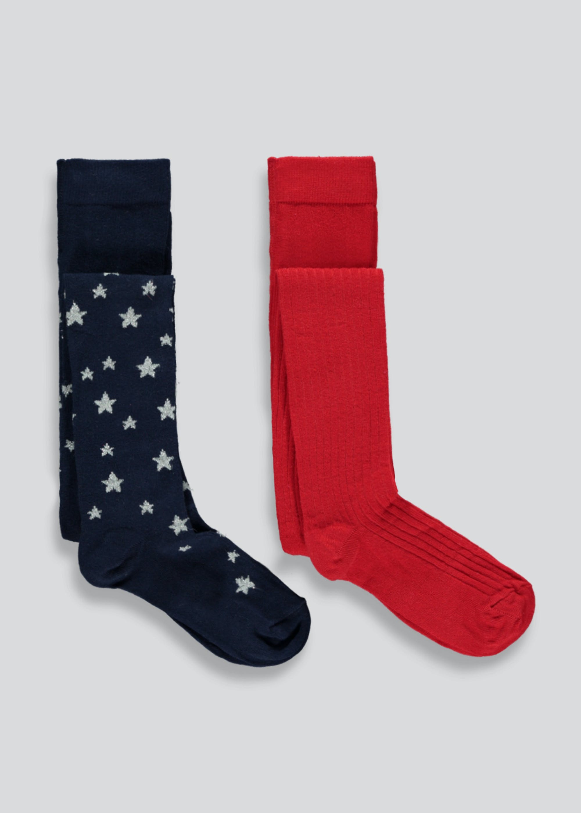 Girls 2 Pack Star Tights (2-11 years)