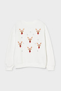 Weihnachts-Sweatshirt - Glanz-Effekt