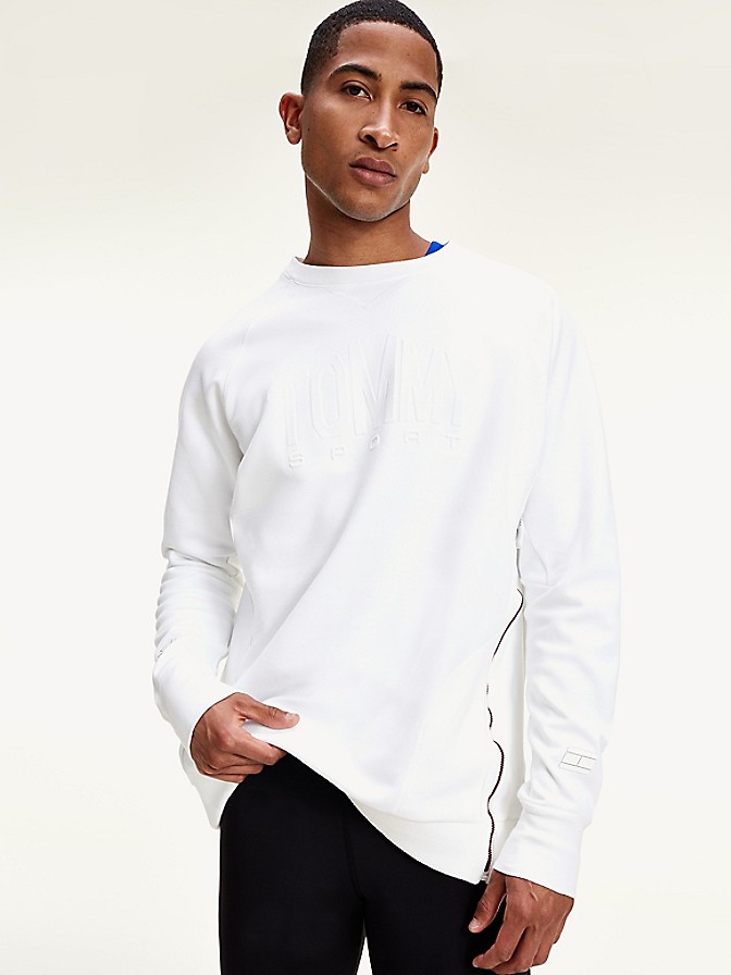 TOMMY SPORT PERFORMANCE ICON LOGO SWEATSHIRT