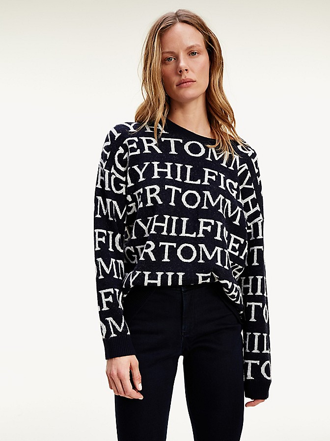 TOMMY HILFIGER GRAPHIC LOGO SWEATER