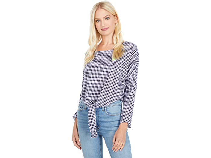 U.S. POLO ASSN. Tie Front Woven Top