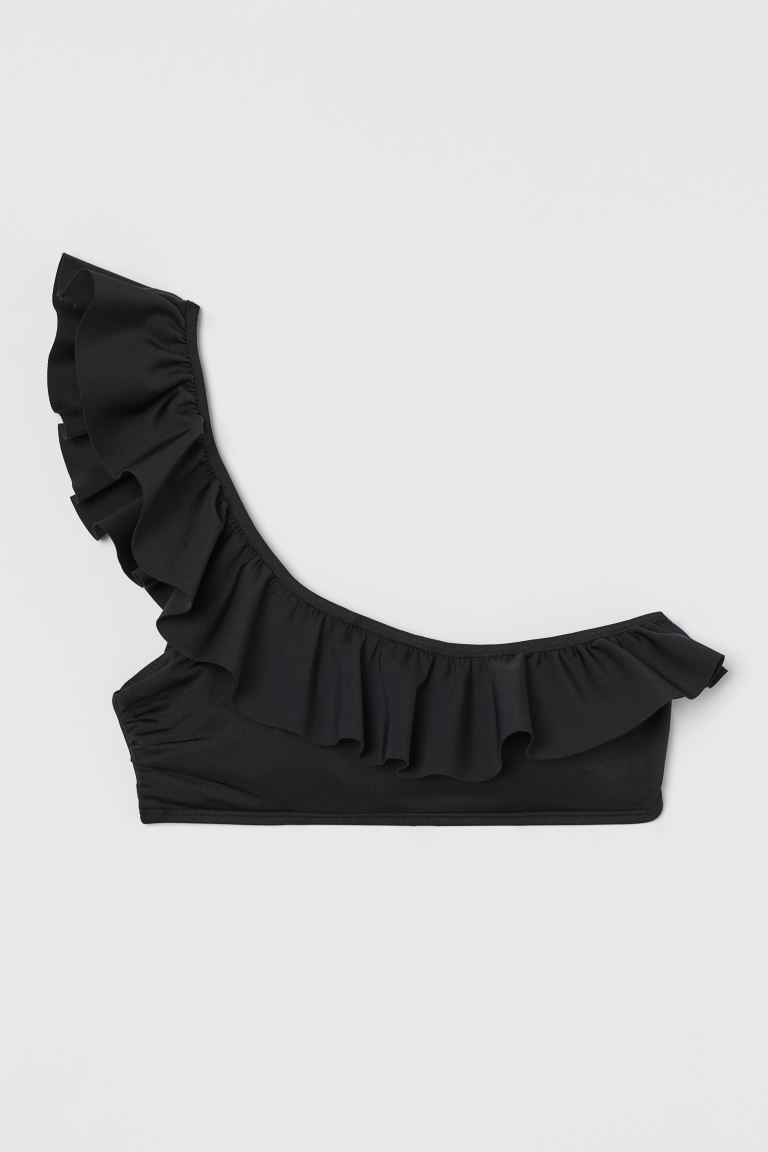 One-shoulder bikini top