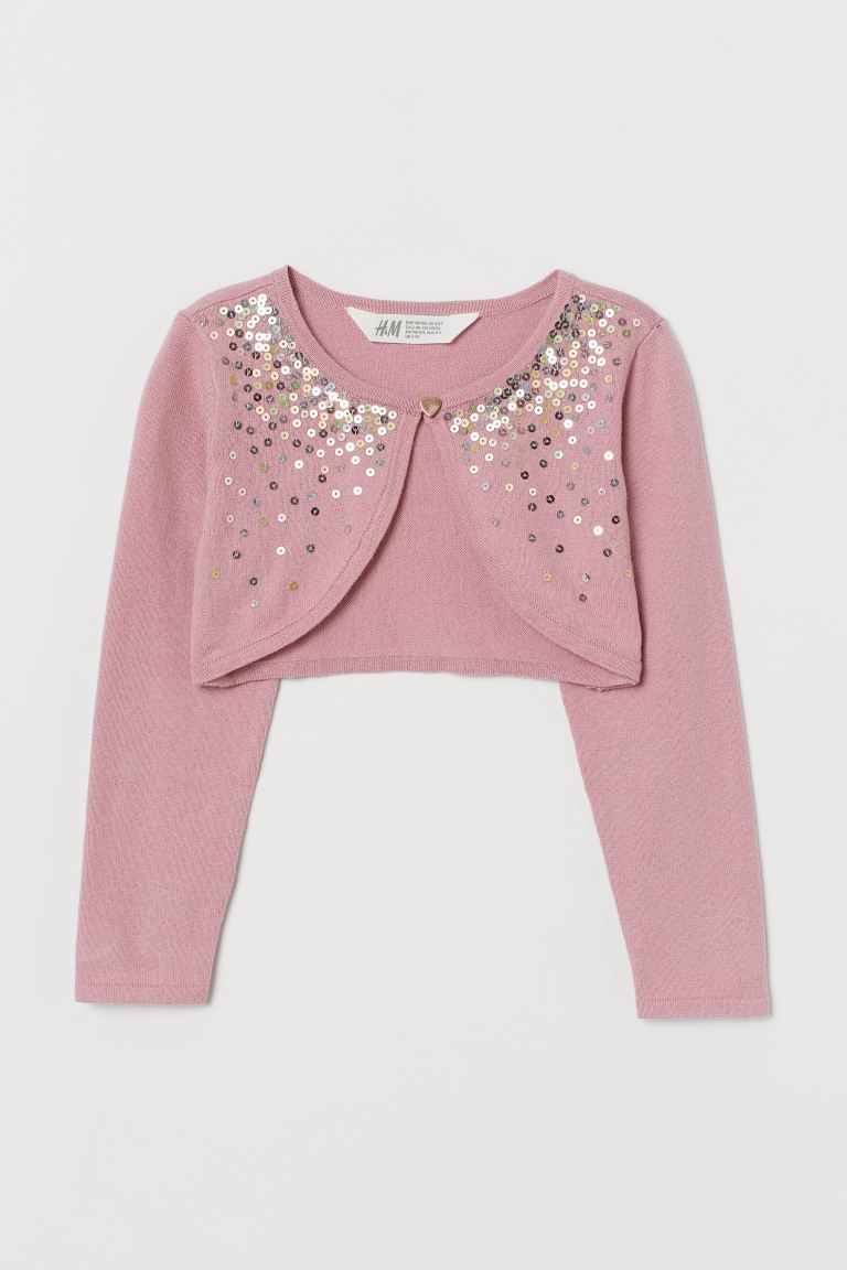 Sequined bolero