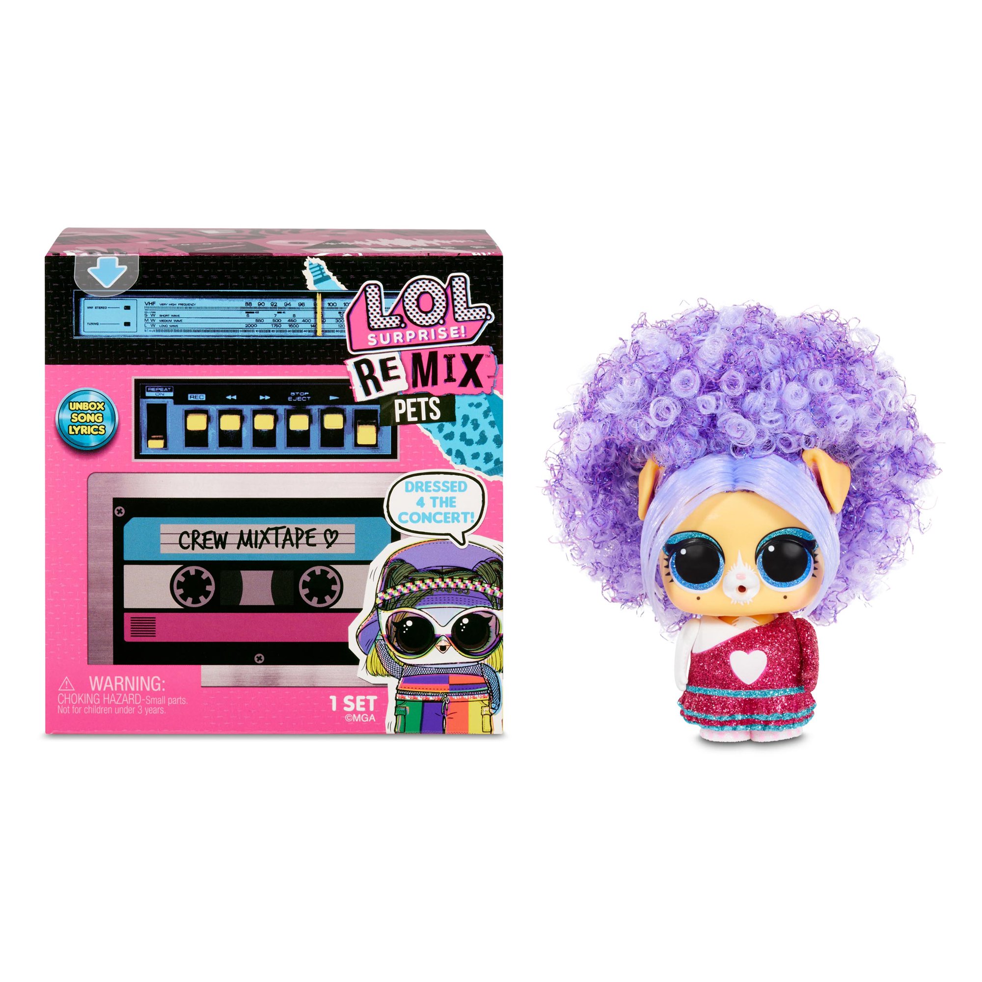 L.O.L. Surprise! Remix Pets – 9 Surprises with Real Hair & Surprise Song Lyrics