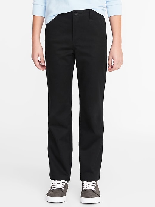 Straight Built-In Flex Uniform Pants for Boys