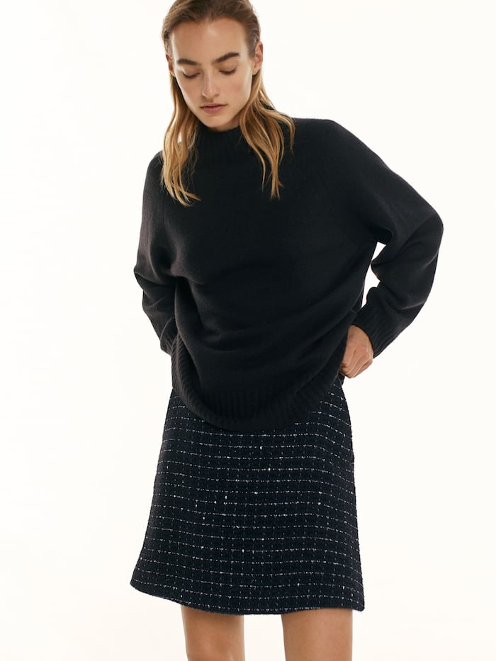 Navy blue skort