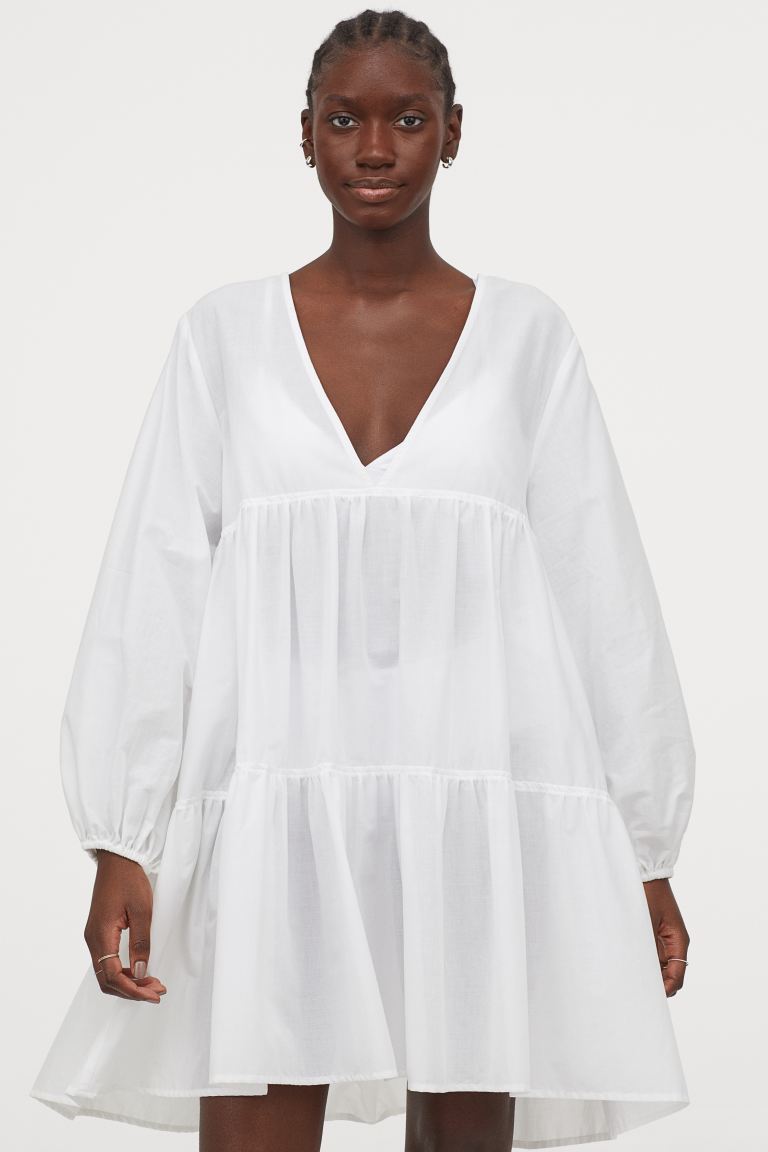 Poplin beach dress