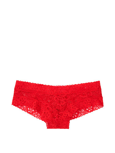 Floral Lace & Shine Star Cheeky Panty