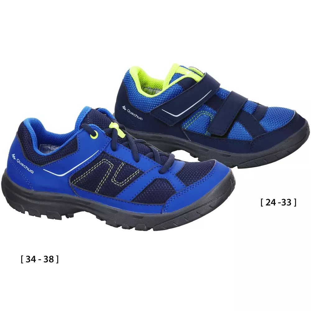 ID'S HIKING SHOES MH100 JR - BLUE JR SIZE 5 - ADULT SIZE 5