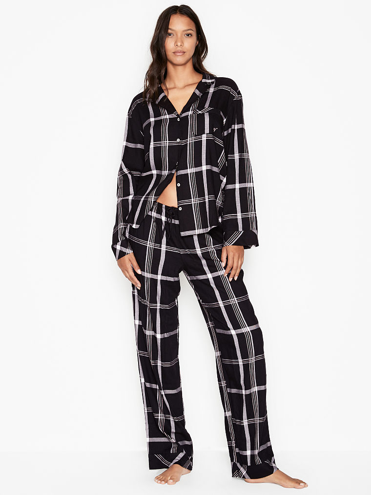 Black/White Bold Plaid