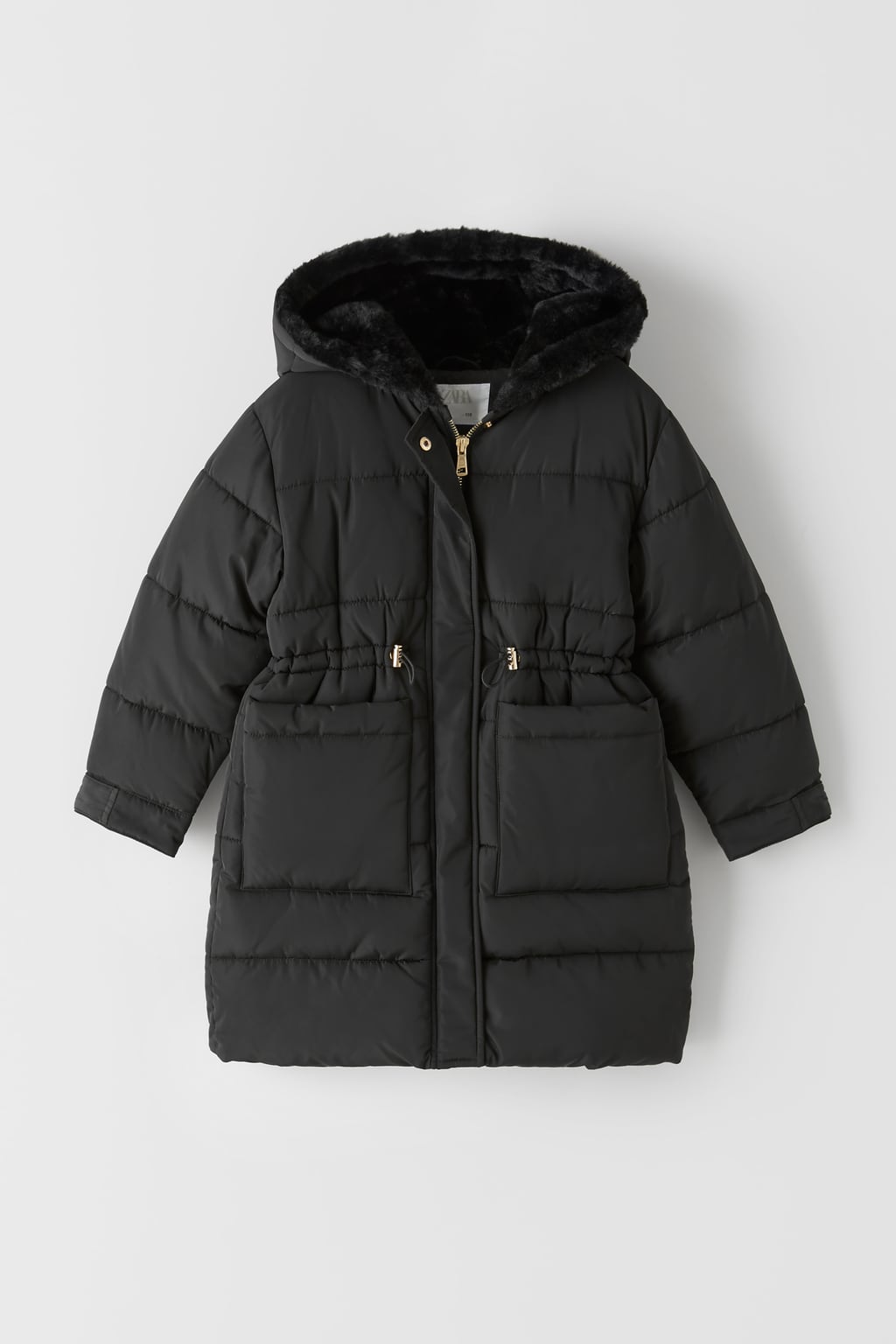 THREE-QUARTER-LENGTH PUFFER COAT