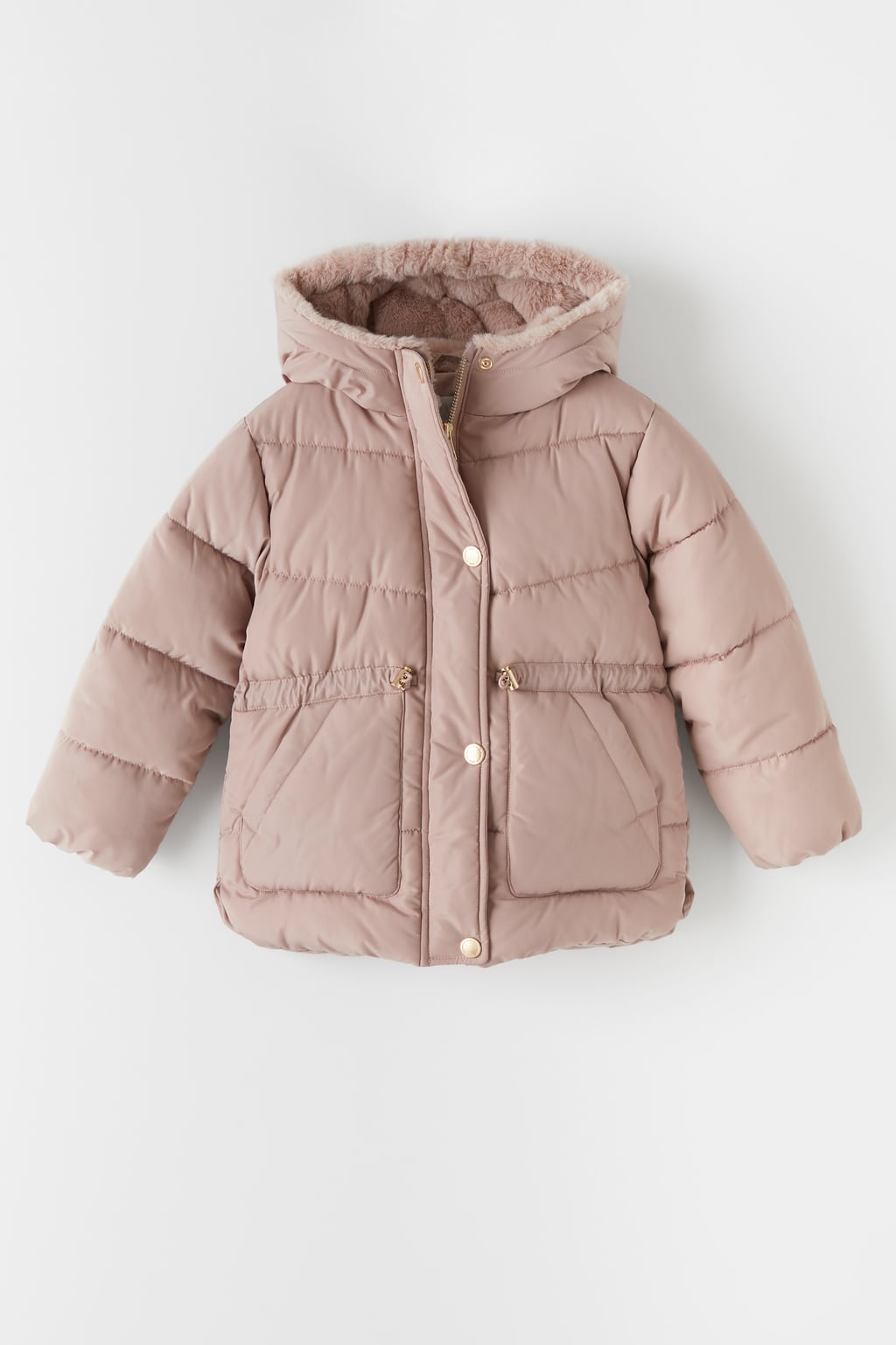 THREE-QUARTER-LENGTH PUFFER COAT
