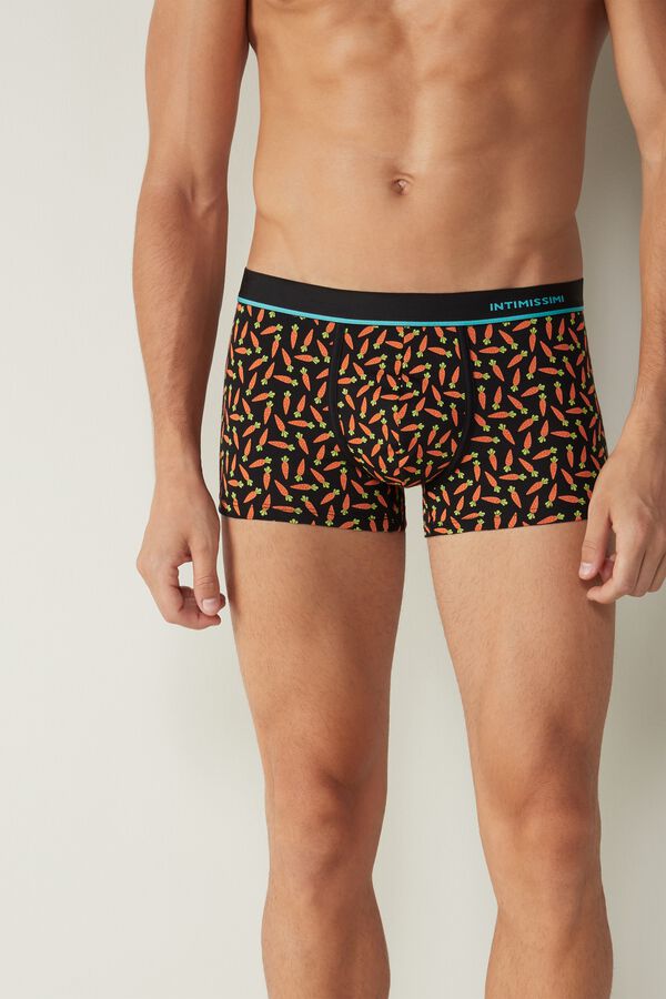 Vegetable Print Boxers in Stretch Supima® Cotton