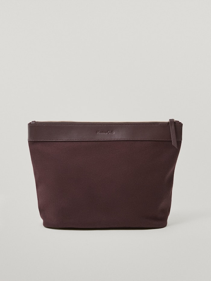 Cambiador de bolso algodón piel
