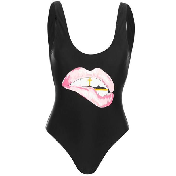 GOLDDIGGA Badge Swimsuit Ladies