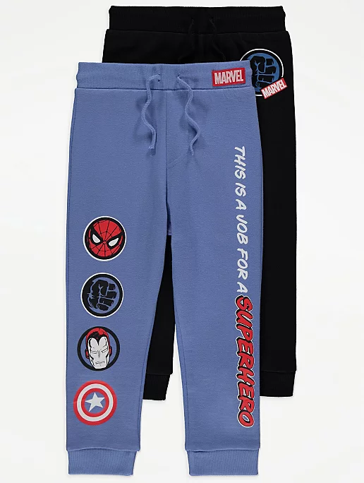 Marvel Avengers Blue Joggers 2 Pack