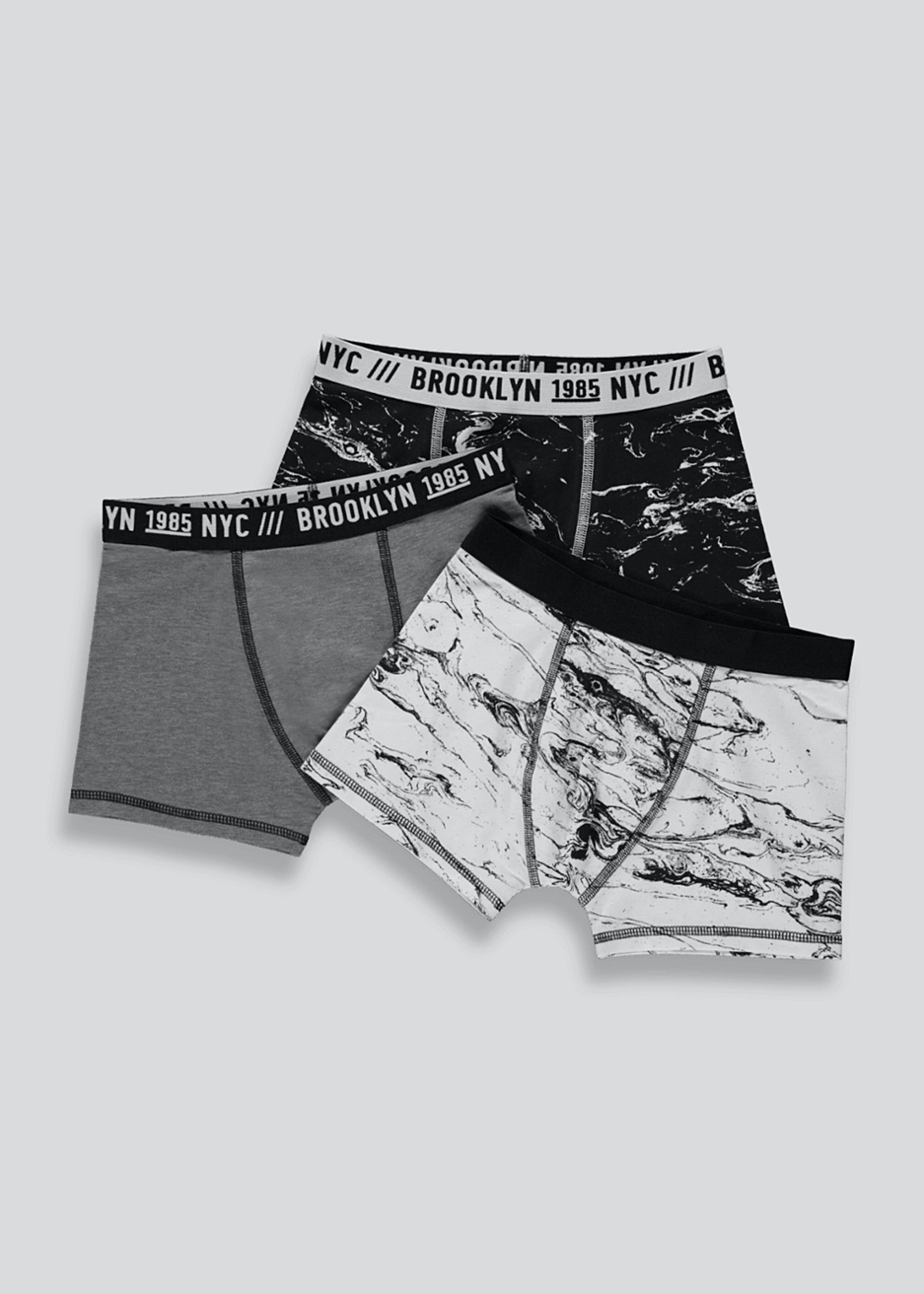 Boys 3 Pack NYC Trunks (2-13yrs) 