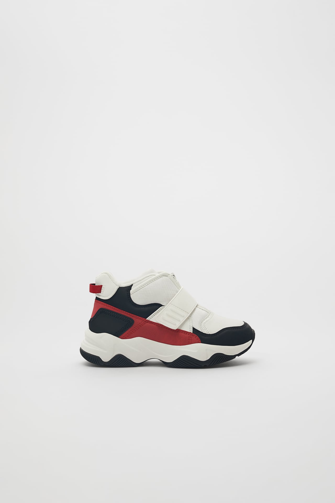ZIPPED HIGH-TOP SNEAKERS