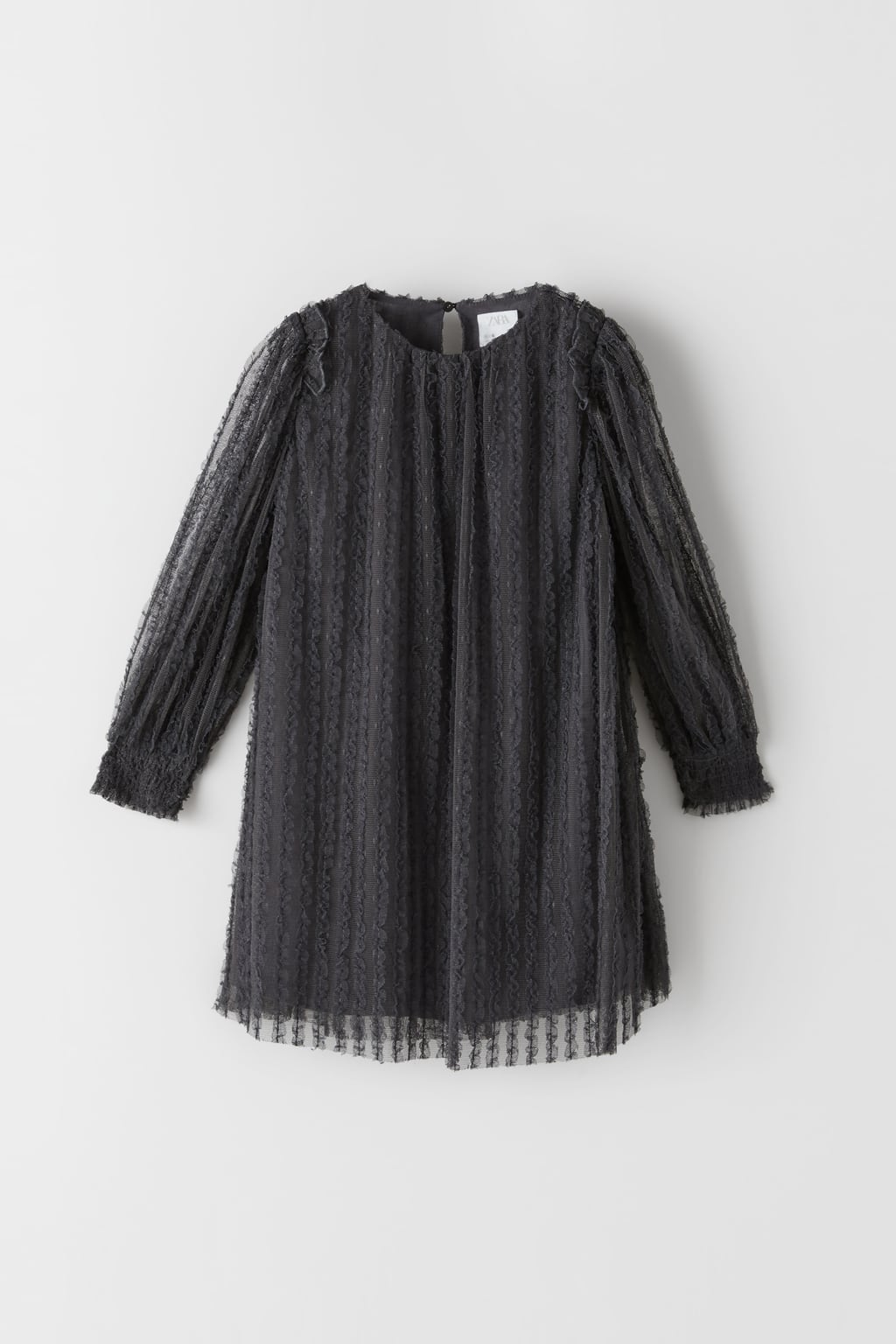 Textured tulle dress
