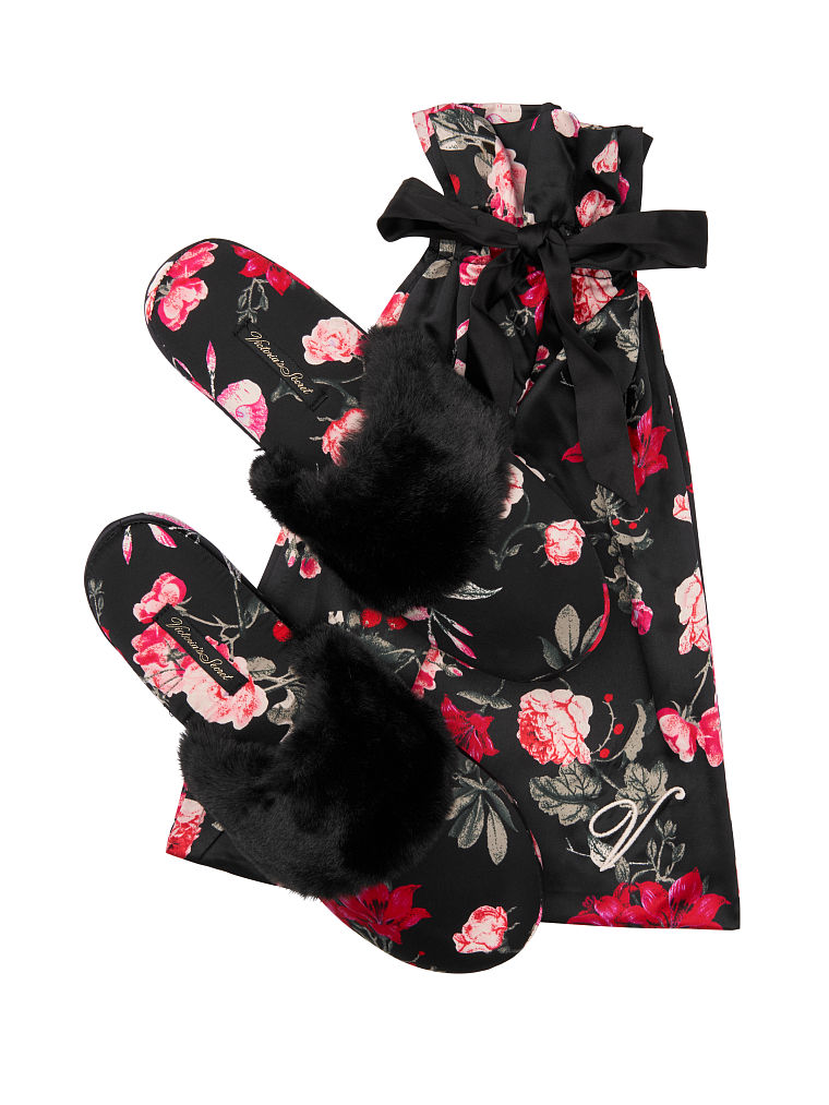 Signature Satin Slipper