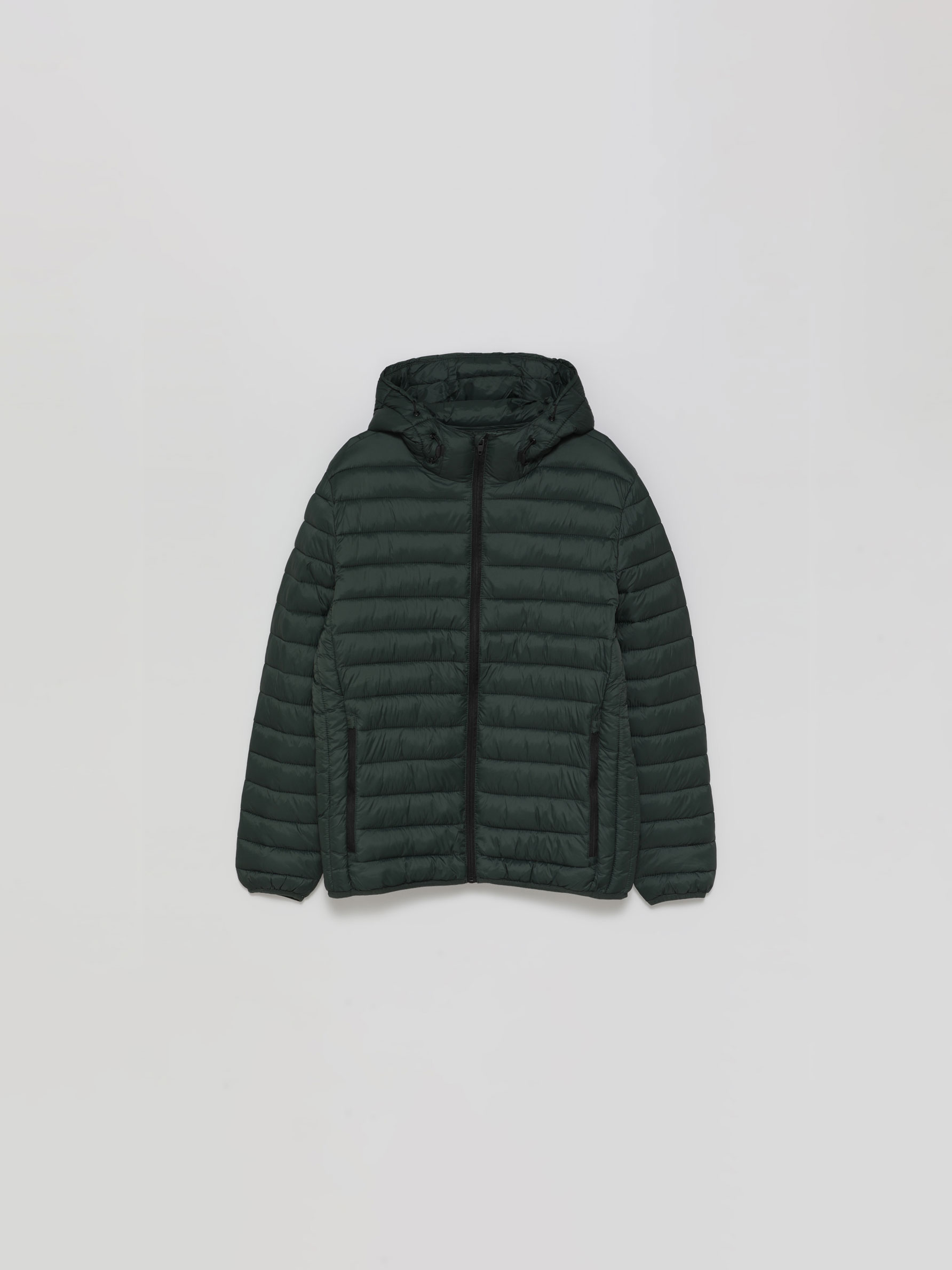 HOODED PUFFER JACKET
