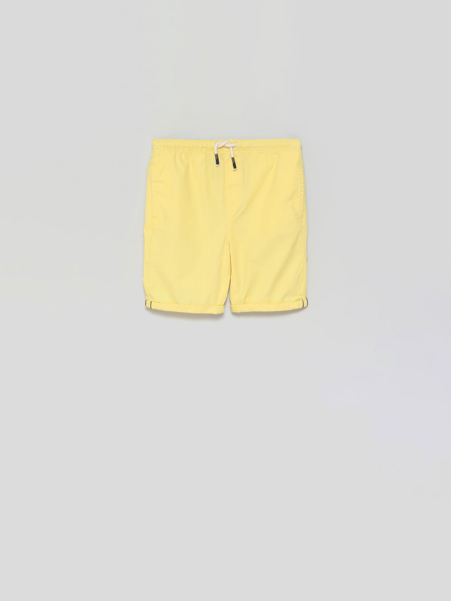 BASIC COTTON BERMUDA SHORTS