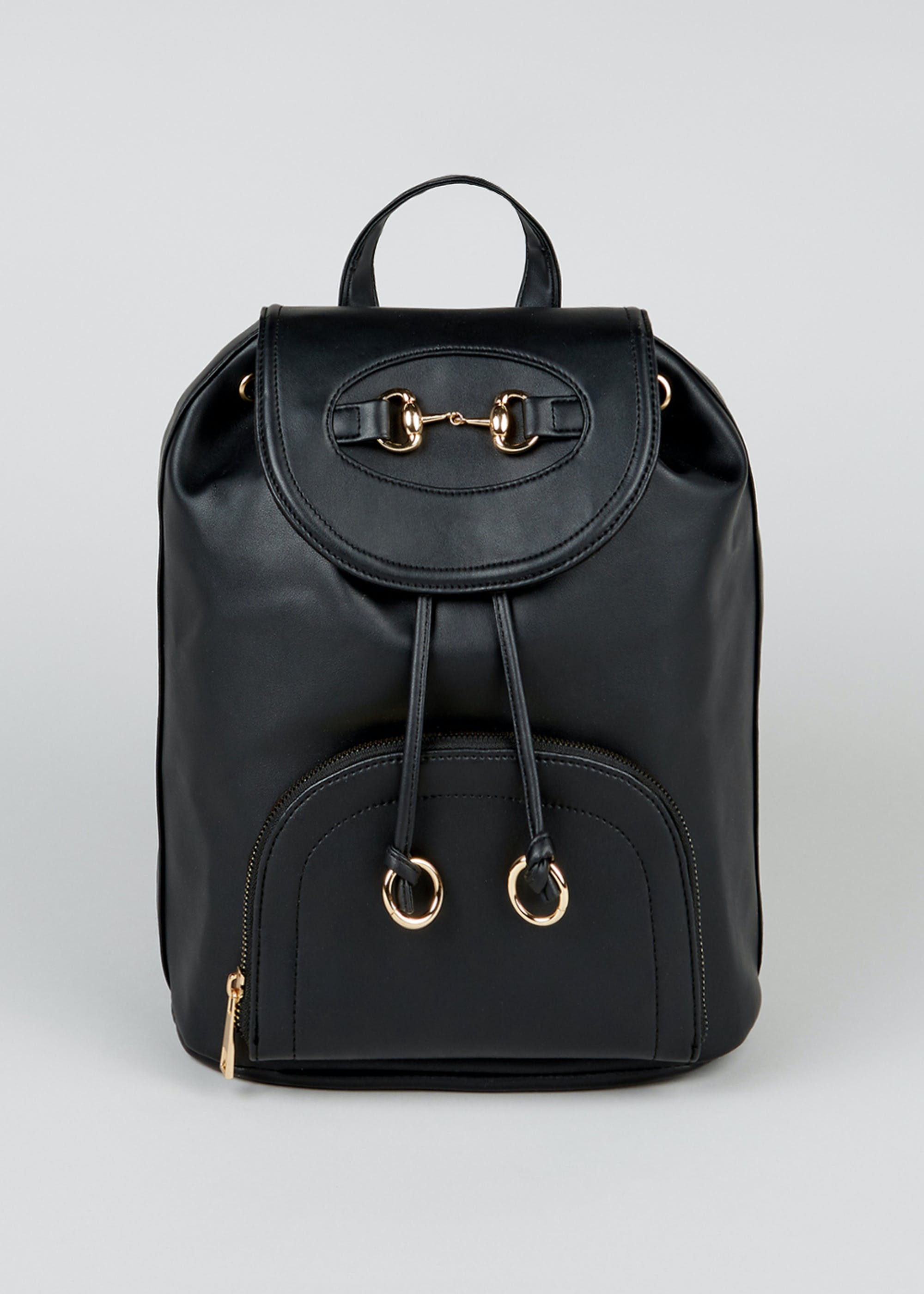 Faux Leather Backpack
