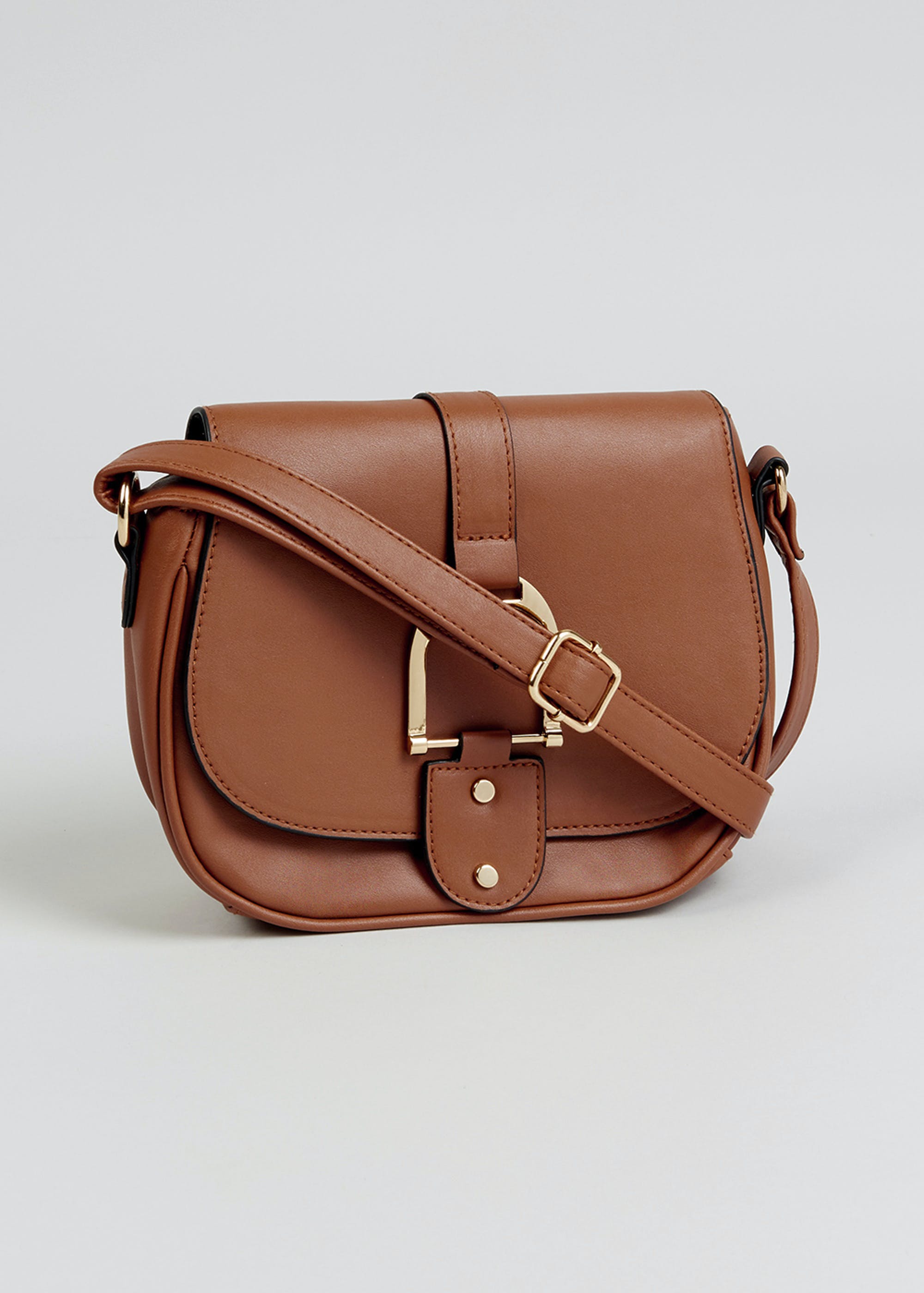 D Buckle Cross-Body Bag