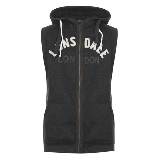  LONSDALE Box Sleeveless Mens Hooded Top